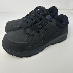 Nautilus Women's Oxford Work Shoes Composite Toe, Size 9M Black N2530 NIB